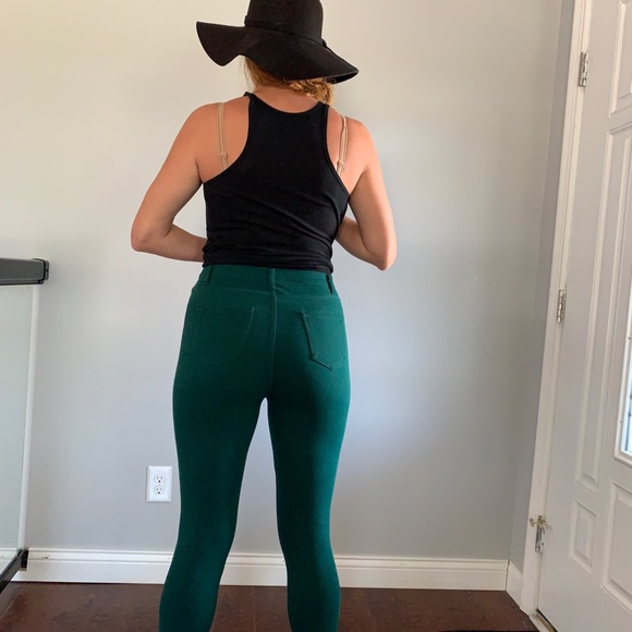 Faded Glory Pants - Green jeggings Faded Glory Pants - Green jeggings